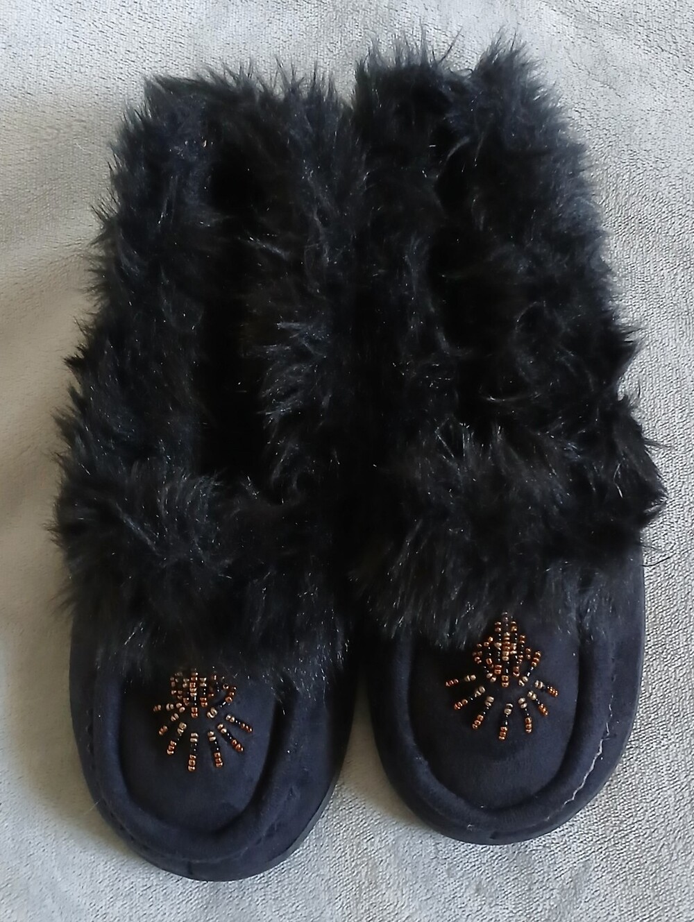 NYC Couture Moccasin Style Slipper Shoes NWOT Size 8 - Picture 2 of 15
